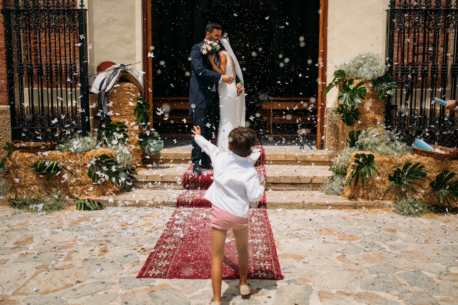 Fotos de boda en Murcia en la alegoría de la primavera.